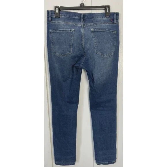 Tommy Hilfiger Womens Greenwich Skinny Mid Rise Stretch Blue Jeans  Size 10 - Picture 8 of 8